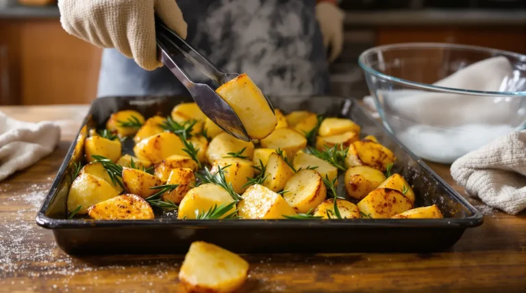 Pommes de terre au four : j’utilise cette astuce simple pour les rendre bien croustillantes à tous les coups
