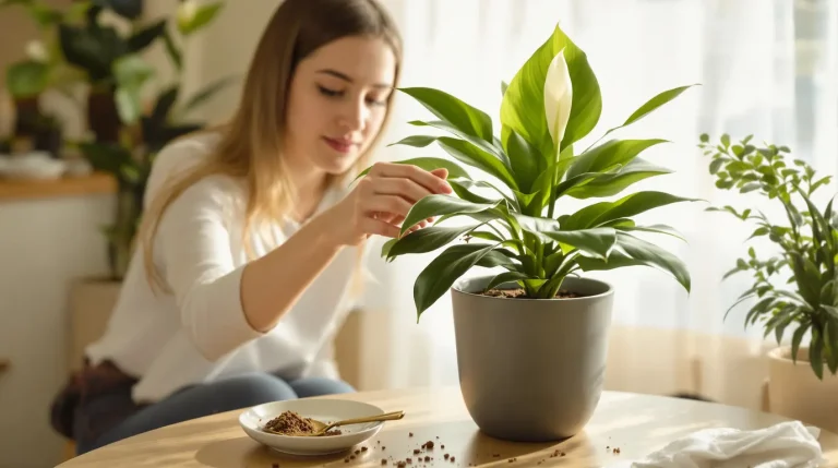 Votre lys de paix ne fleurit plus ? Ce déchet de cuisine le couvre de fleurs, encore et encore